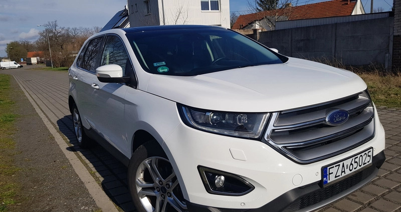 Ford EDGE cena 96900 przebieg: 124000, rok produkcji 2017 z Góra małe 379